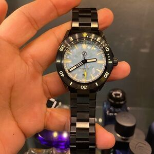 ZELOS swordfish DLC lagoon MOSIAC MOP DIAL. LIMITED EDITION. SOLD OUT